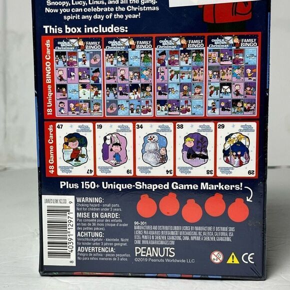 A Charlie Brown Christmas Family Bingo Game - Picture 5 of 5
